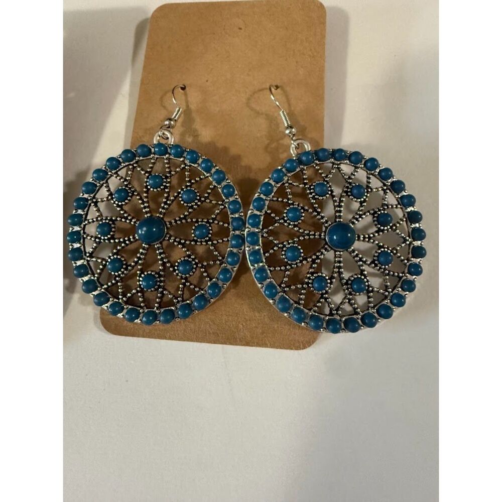 "Merry Mandalas" style in blue.